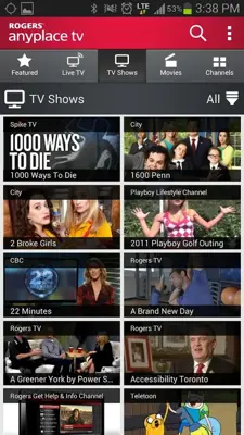 Anyplace TV android App screenshot 3